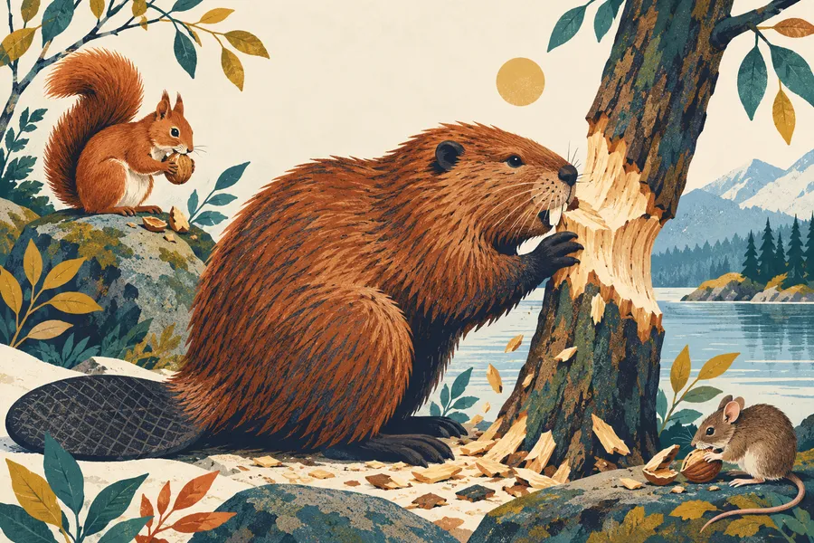 rodent の語源のイメージ:ものをかじる動物