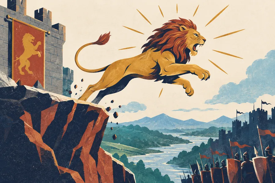 salience の語源のイメージ：跳び出して目立つこと