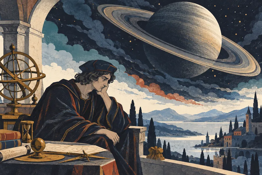 saturnine の語源のイメージ:土星のように陰気