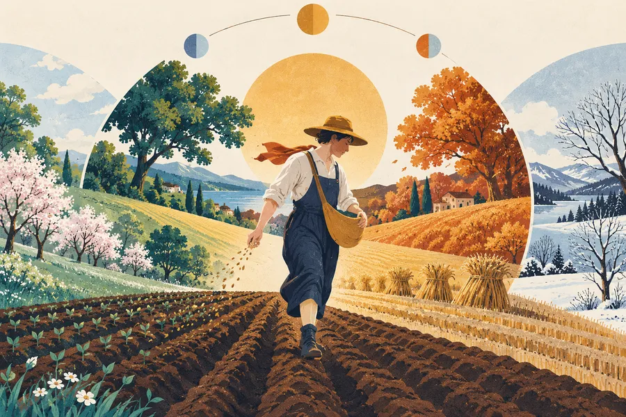 season の語源のイメージ:物事に適した時期