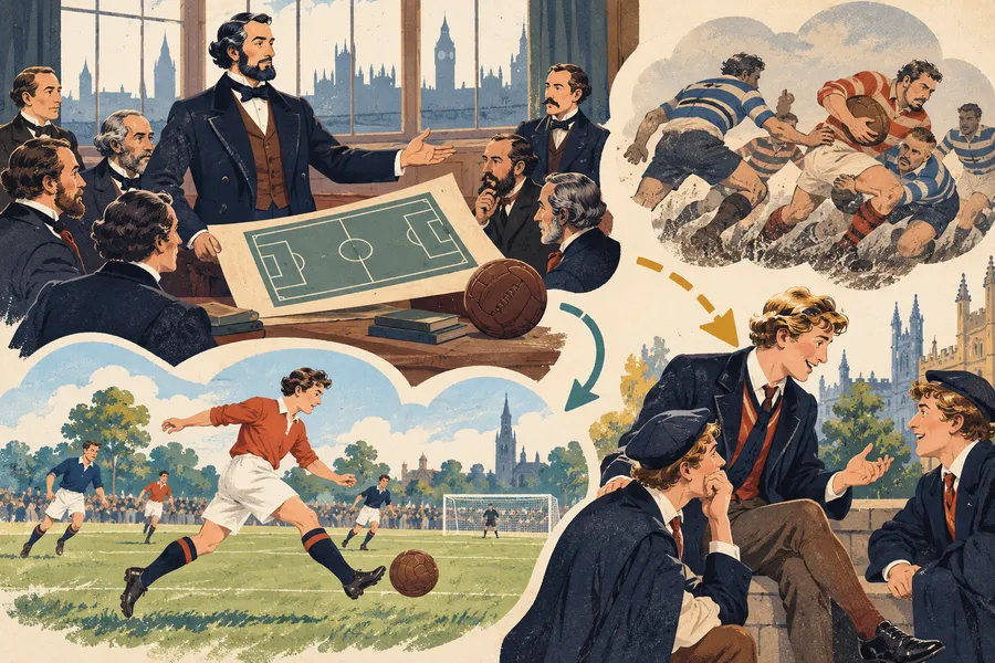 soccer の語源のイメージ:協会式フットボールの略