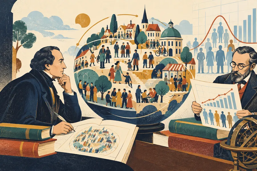 sociology の語源のイメージ:社会についての学問
