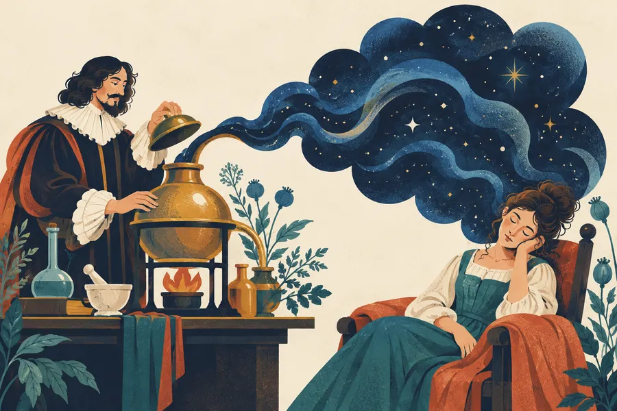 soporific の語源のイメージ:深い眠りを生み出す
