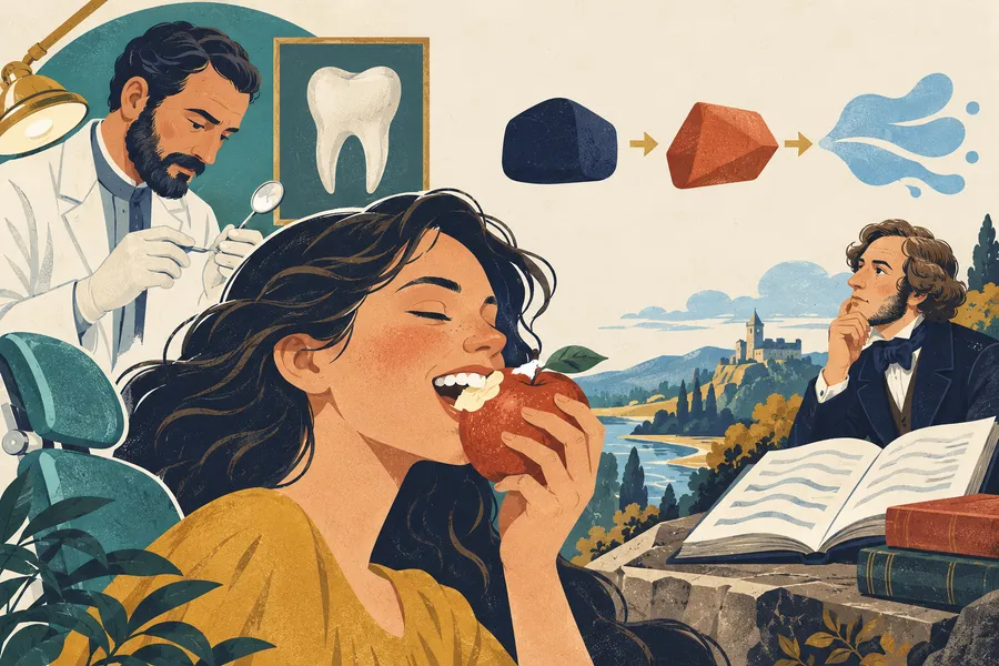 tooth の語源のイメージ:かむための歯