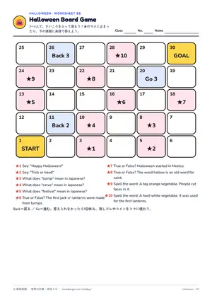 すごろくのページ