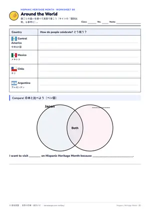 国比べのページ