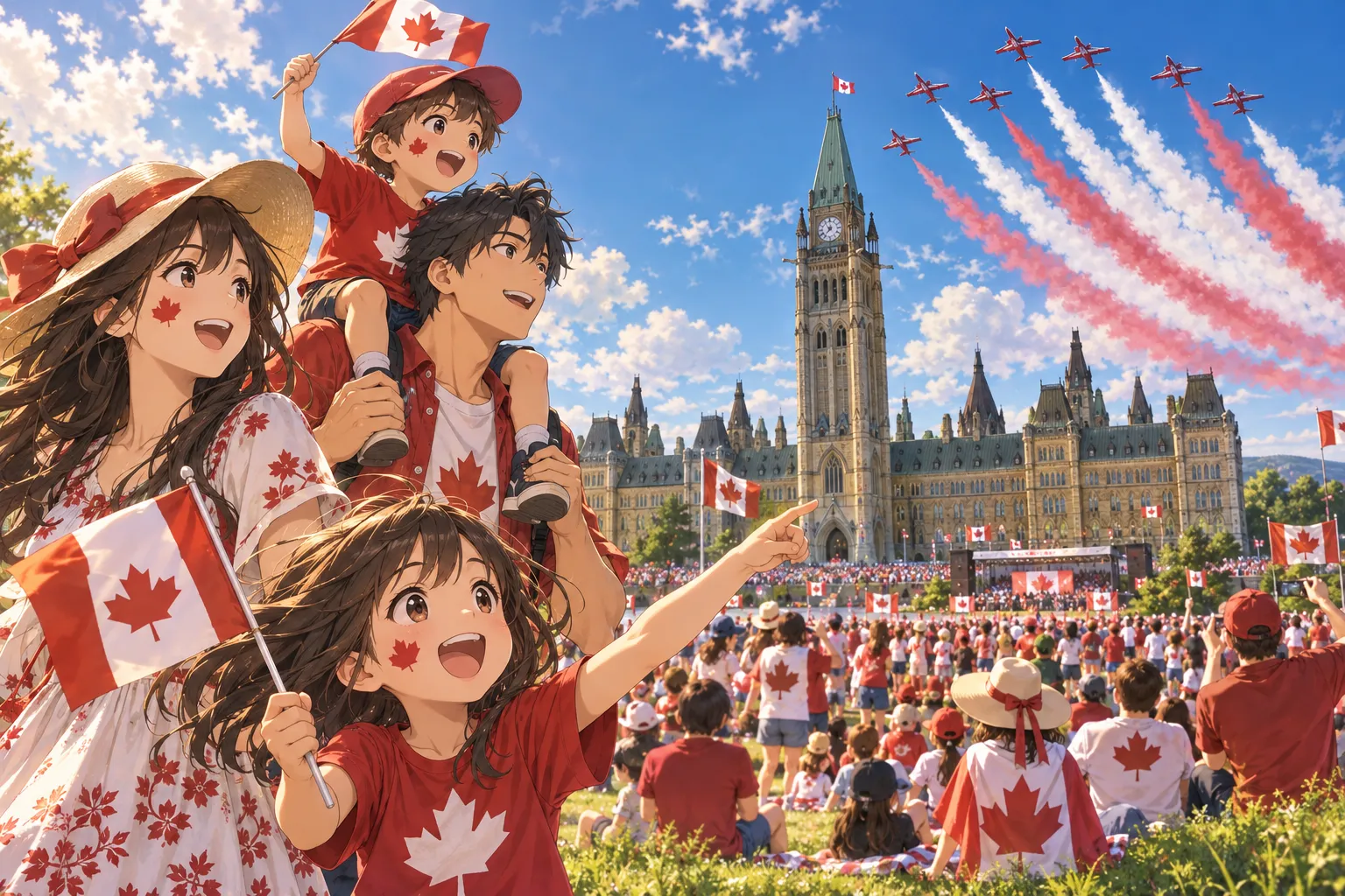 カナダ・デー(Canada Day)のイラスト
