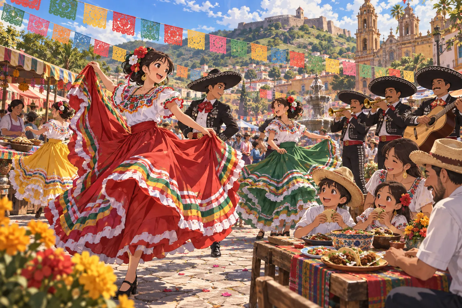 シンコ・デ・マヨ(Cinco de Mayo)のイラスト