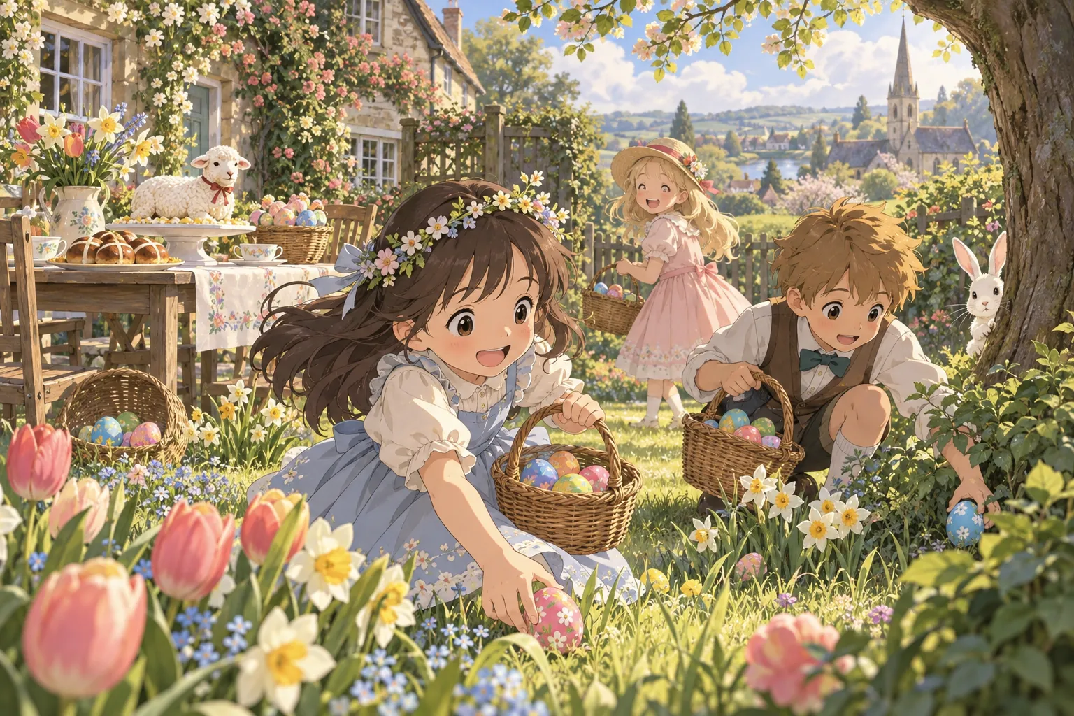 イースター(復活祭)(Easter)のイラスト