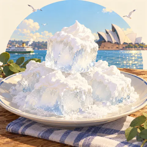 氷山の氷(iceberg ice cubes)のイラスト