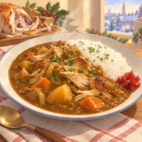 ターキーカレー(turkey curry)のイラスト