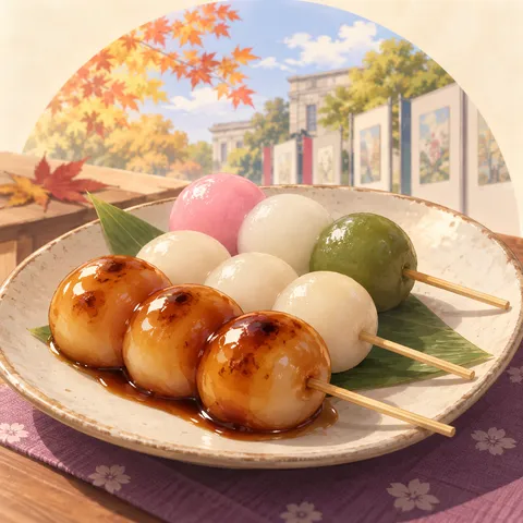 だんご(dango)のイラスト
