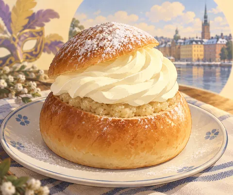 セムラ(semla)のイラスト