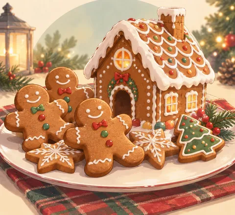 ジンジャーブレッド(gingerbread)のイラスト