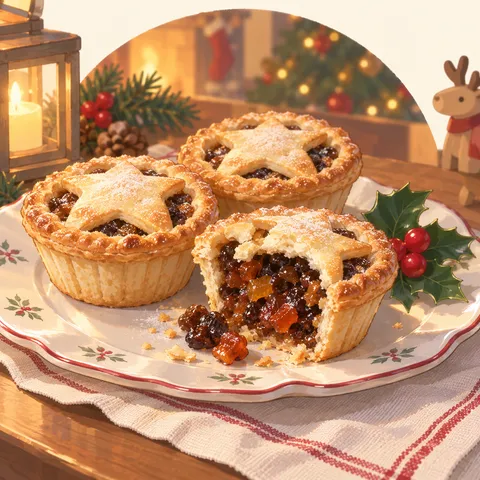 ミンスパイ(mince pie)のイラスト