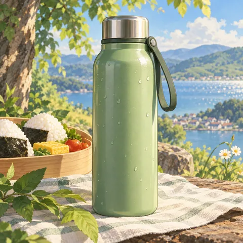 マイボトル(reusable water bottle)のイラスト