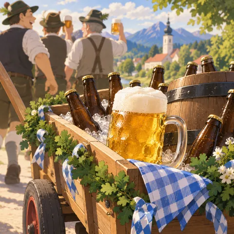 ビール(beer)のイラスト