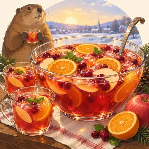 グラウンドホッグ・パンチ(groundhog punch)のイラスト