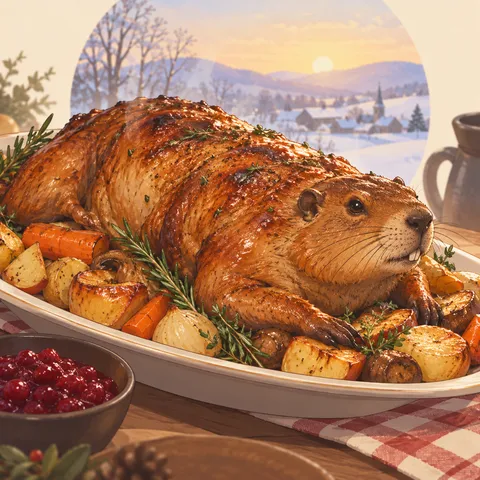 グラウンドホッグの宴(groundhog feast)のイラスト