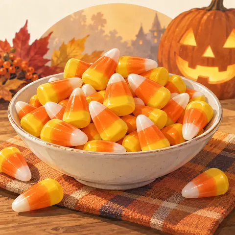 キャンディーコーン(candy corn)のイラスト