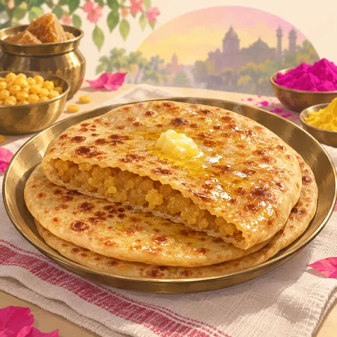 プーランポーリー(puran poli)のイラスト