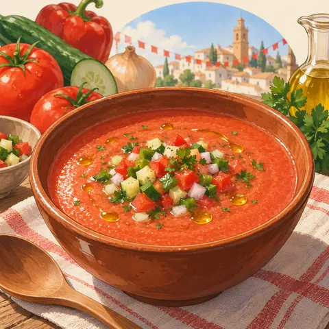 ガスパチョ(gazpacho)のイラスト