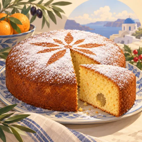 ヴァシロピタ(vasilopita)のイラスト