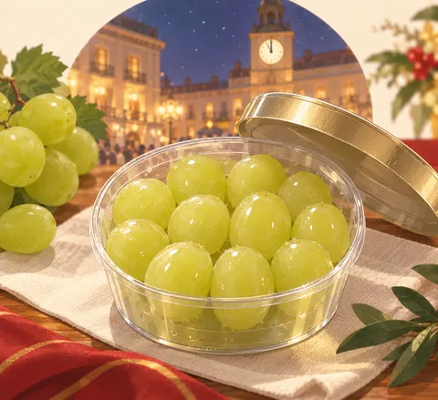幸運のぶどう(lucky grapes)のイラスト