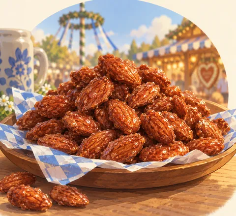 砂糖がけアーモンド(candied almonds)のイラスト