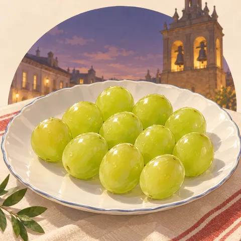 12粒のブドウ(twelve grapes)のイラスト