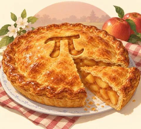 アップルパイ(apple pie)のイラスト
