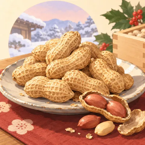 落花生(peanuts)のイラスト