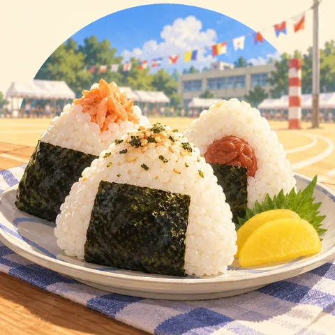 おにぎり(rice balls)のイラスト