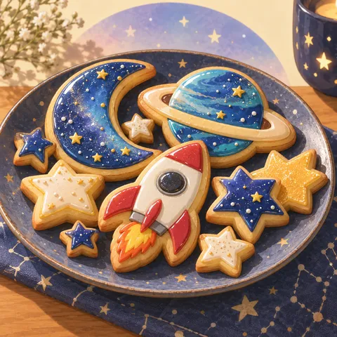 キャラクターのクッキー(Star Wars cookies)のイラスト