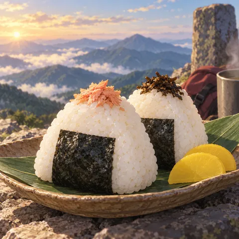 おにぎり(rice ball)のイラスト