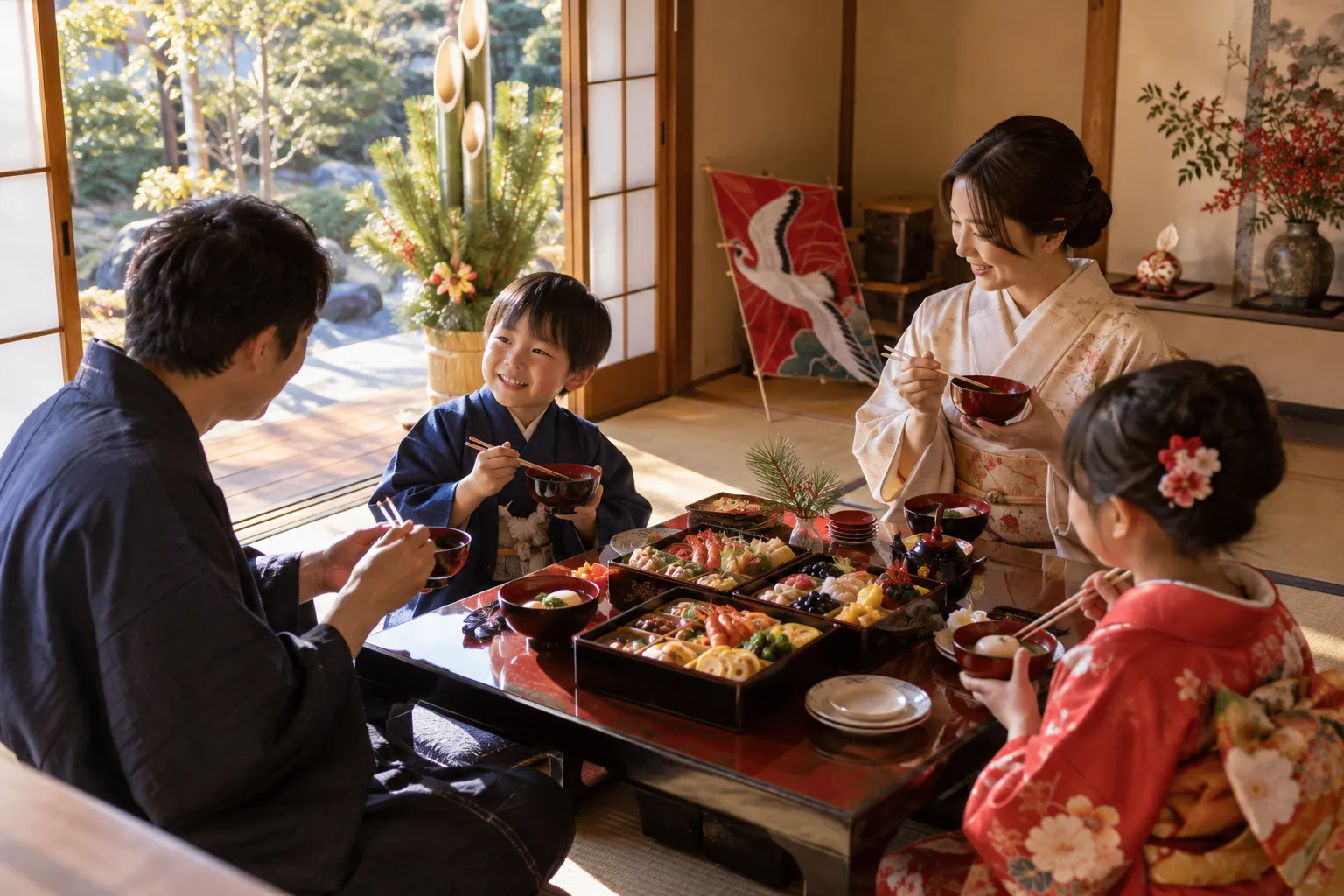 元日・お正月（New Year's Day in Japan (Shogatsu)）の風景