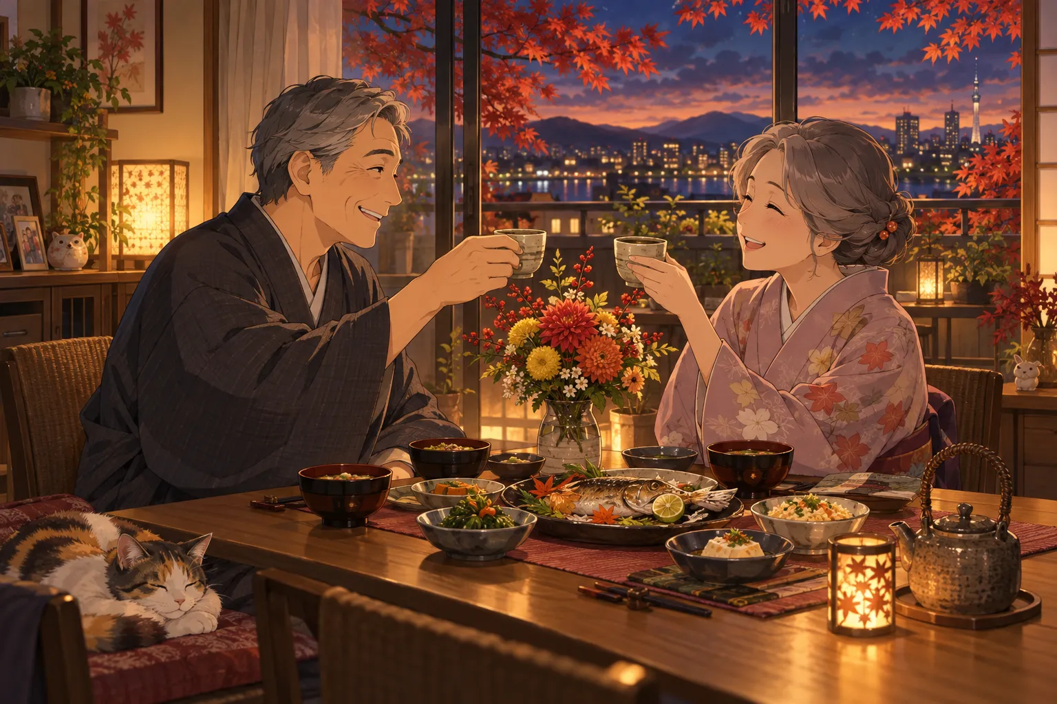 いい夫婦の日（Good Couples Day）のイラスト