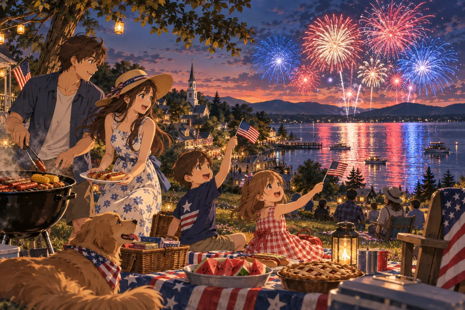アメリカ独立記念日(Independence Day (USA))のイラスト