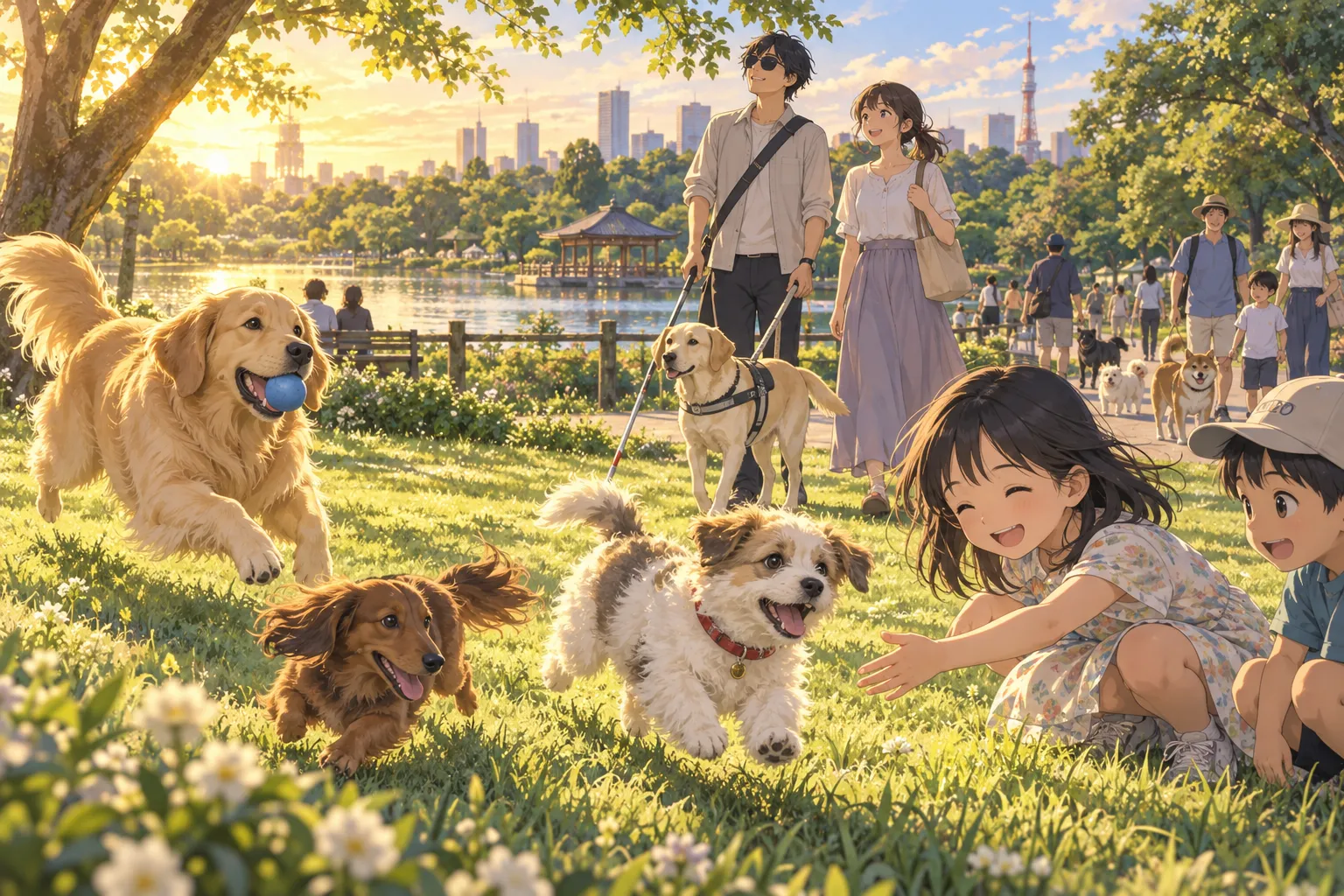 国際犬の日（National Dog Day）のイラスト