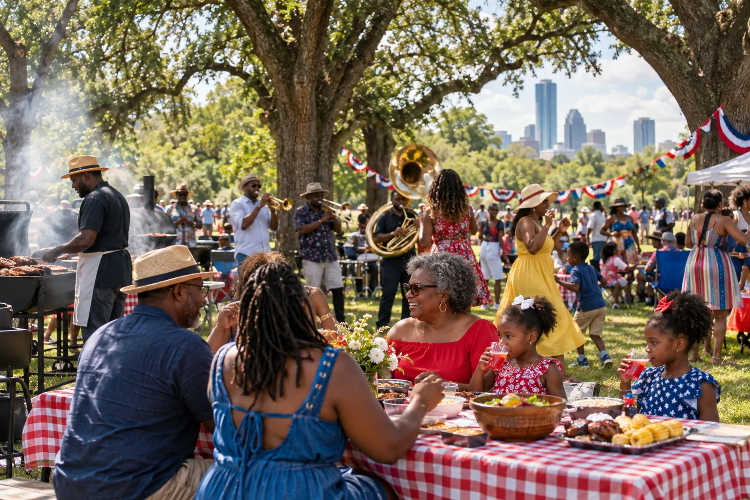ジューンティーンス（奴隷解放記念日）（Juneteenth）の風景