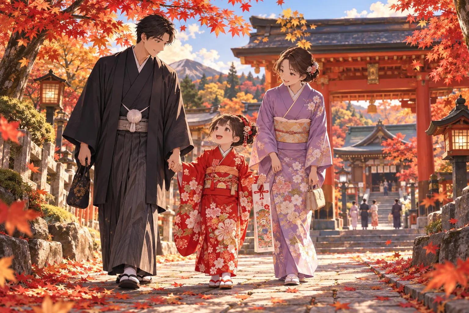 きものの日（Kimono Day）のイラスト