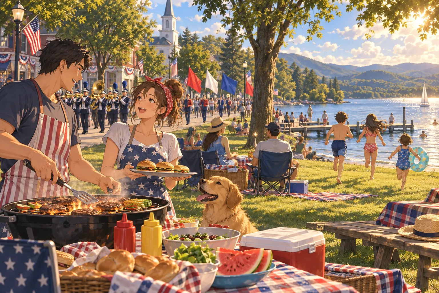 レイバー・デー(アメリカ・カナダ)(Labor Day)のイラスト