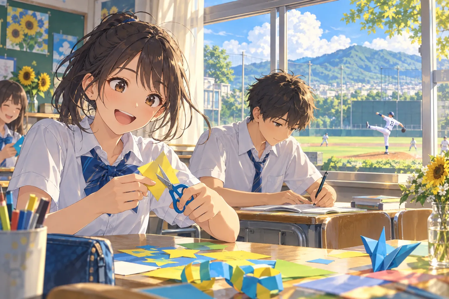 国際左利きの日（International Left-Handers Day）のイラスト