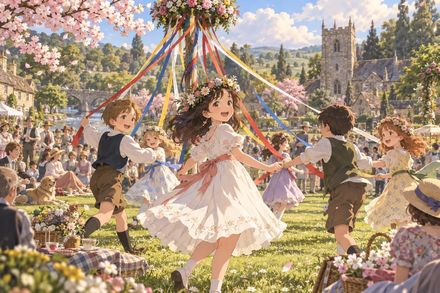 メーデー・五月祭(May Day)のイラスト