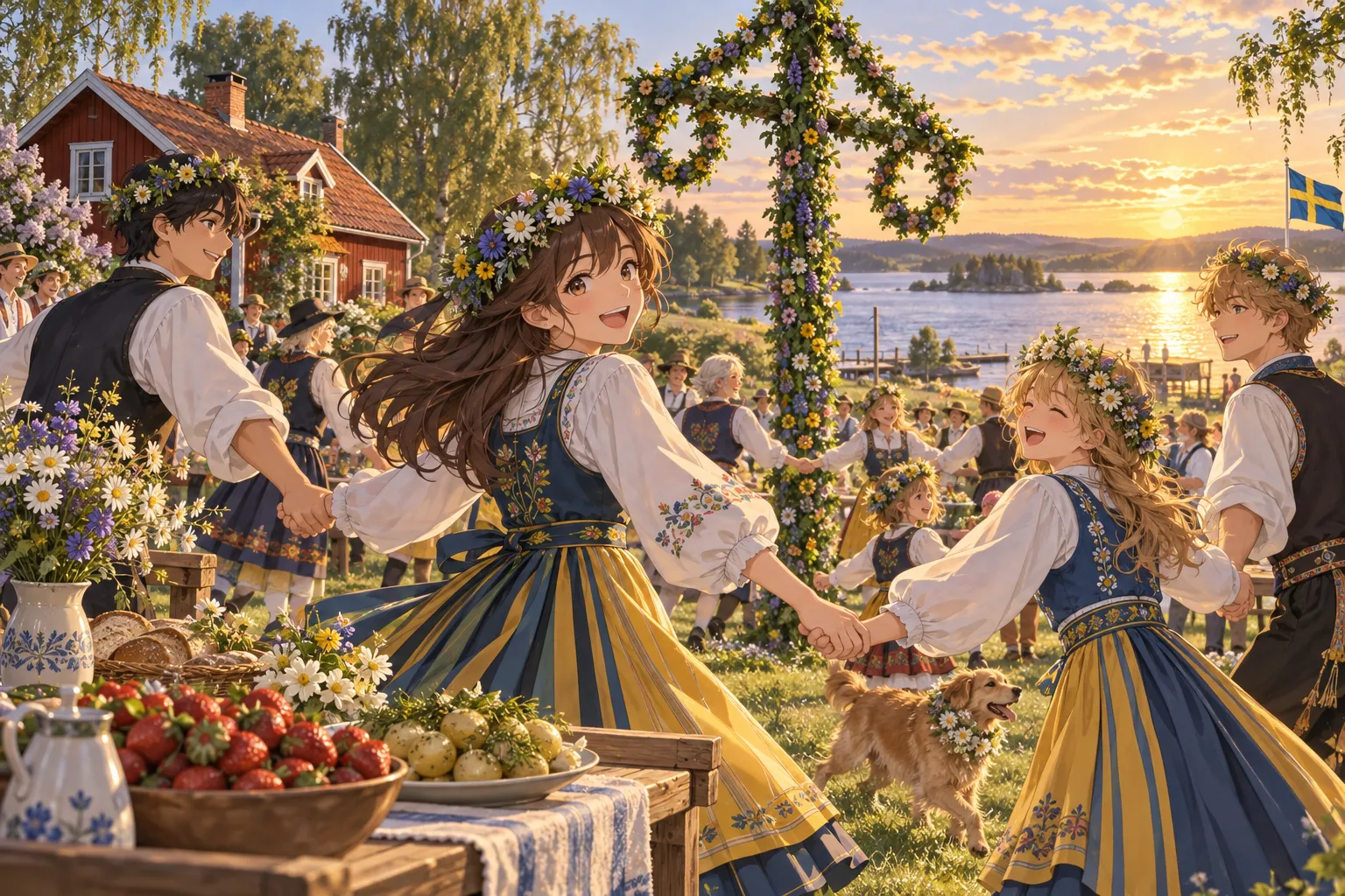 夏至祭(ミッドサマー)(Midsummer)のイラスト