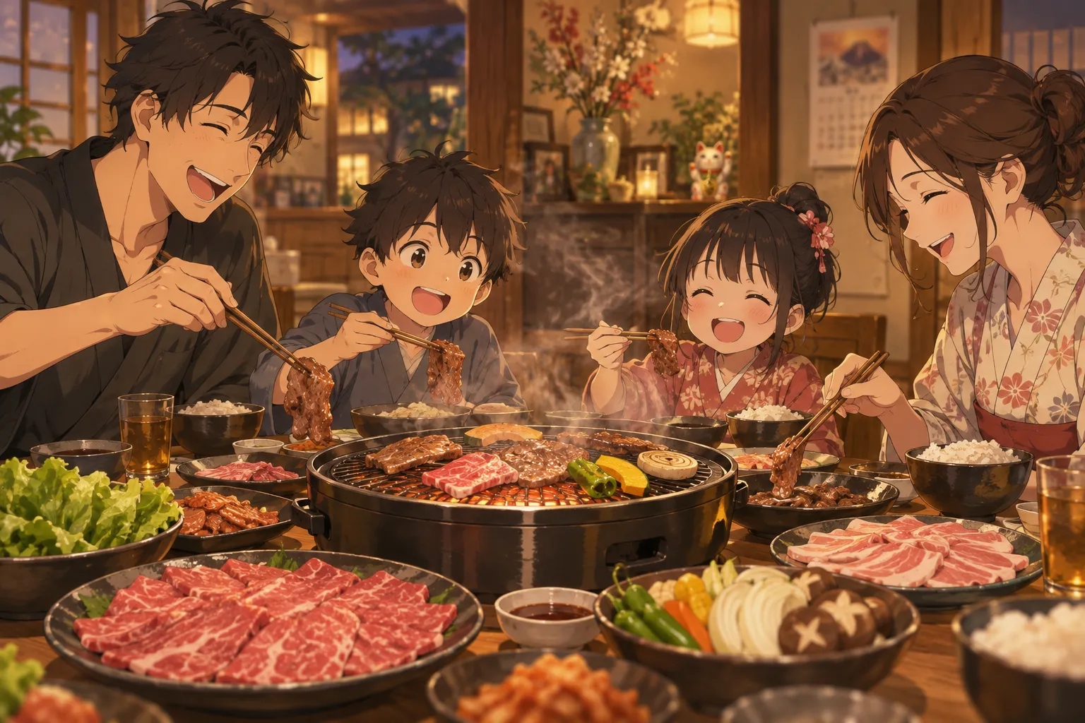 肉の日(2月9日・毎月29日)(Meat Day (Niku no Hi))のイラスト