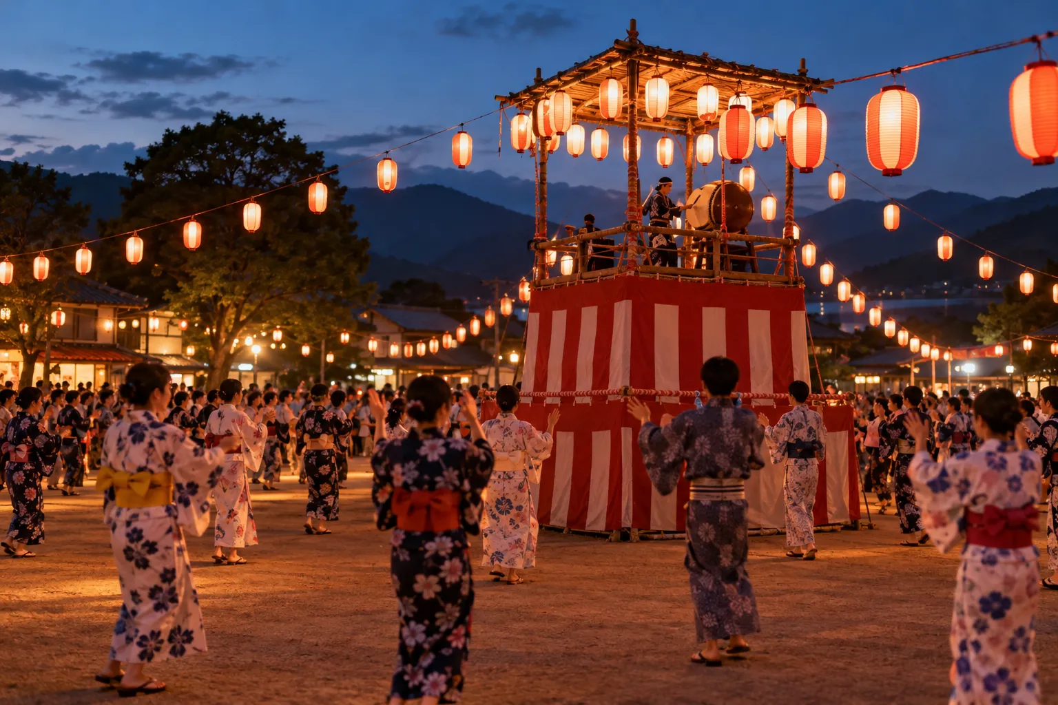 お盆（Obon）の風景