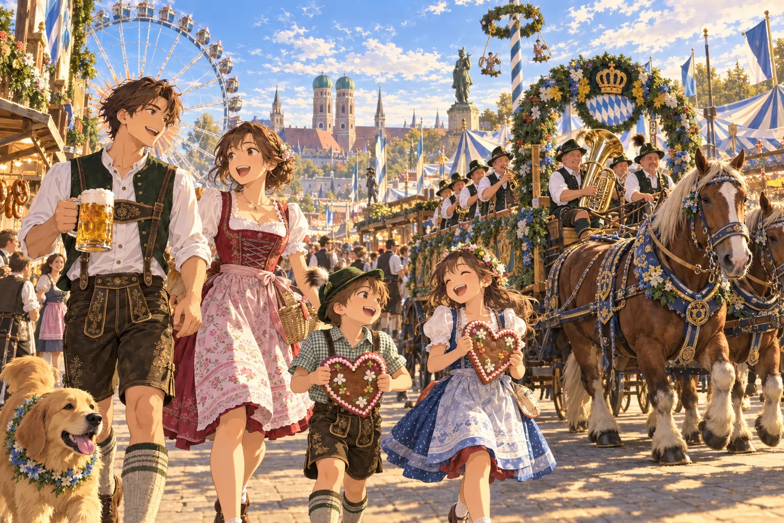 オクトーバーフェスト（Oktoberfest）のイラスト