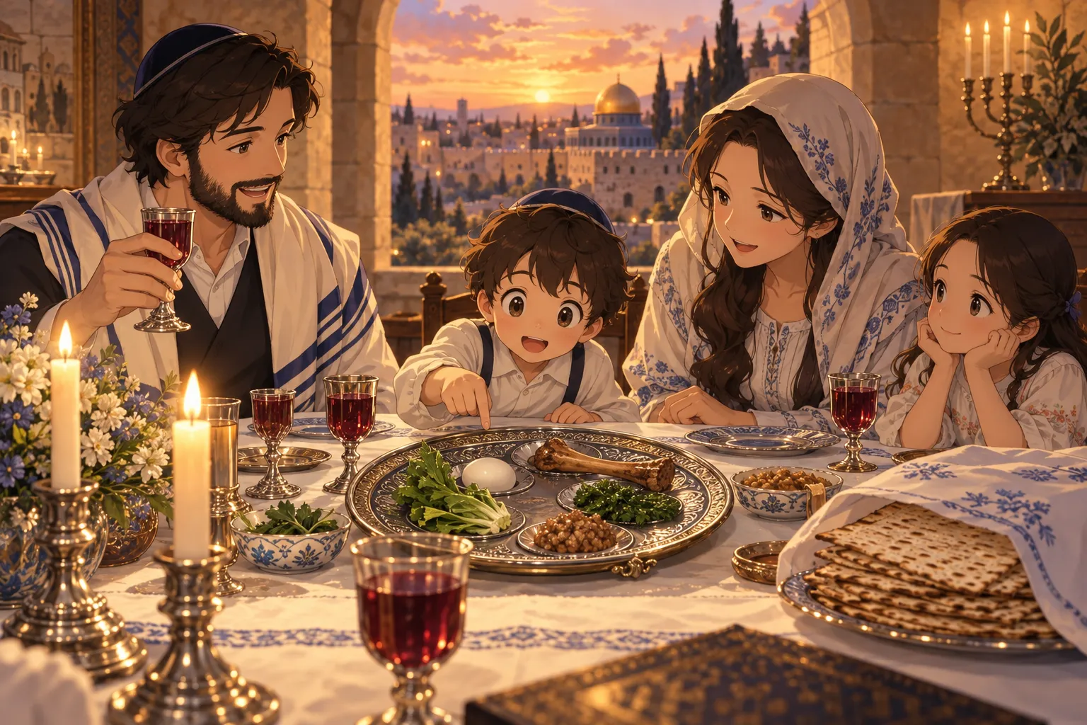過越祭(ペサハ)(Passover)のイラスト