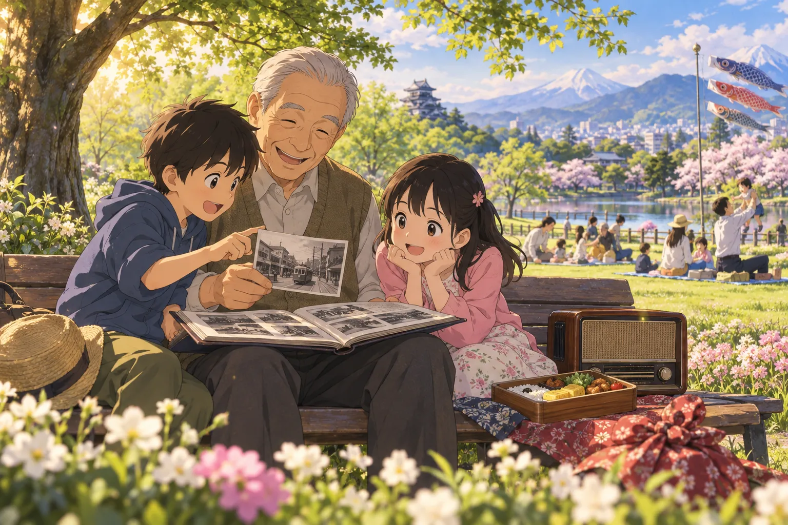 昭和の日（Showa Day）のイラスト